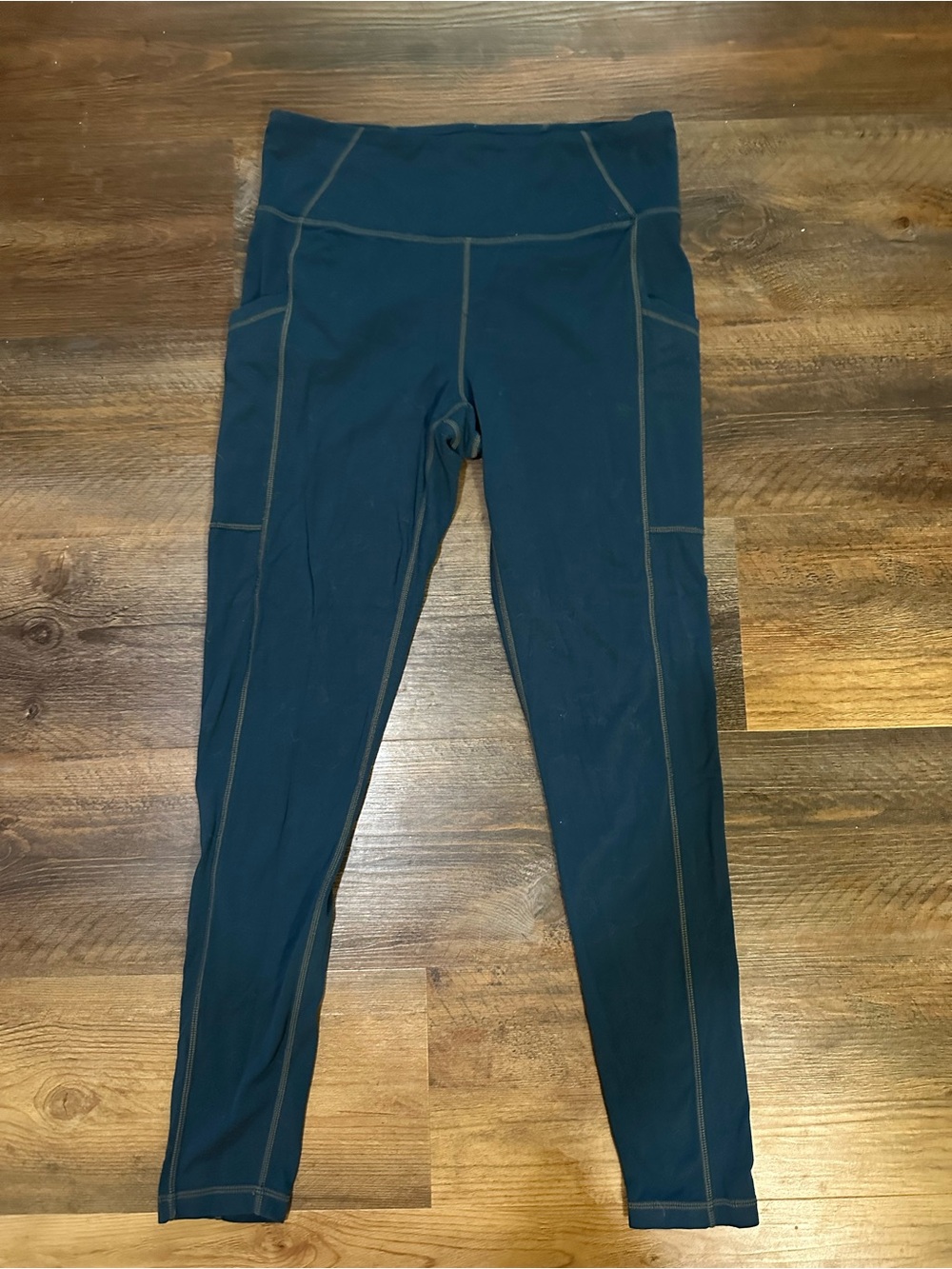 High-Waist Dark Teal Prana Electa Leggings